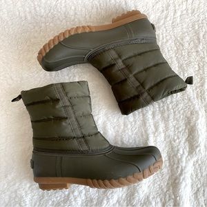 Zodiac Delancey Women's Snow/Winter Boots, Water Repellent insulation, Green, 9M